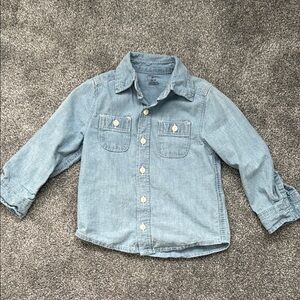 Toddler Chambray Button-Front Shirt | 2T